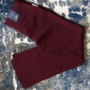 NWT SZ 10 GAP High rise slim boot cut pant